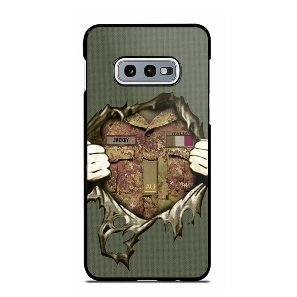 Personalized Italian Army Phone Case Printed 22JUL-HQ14
