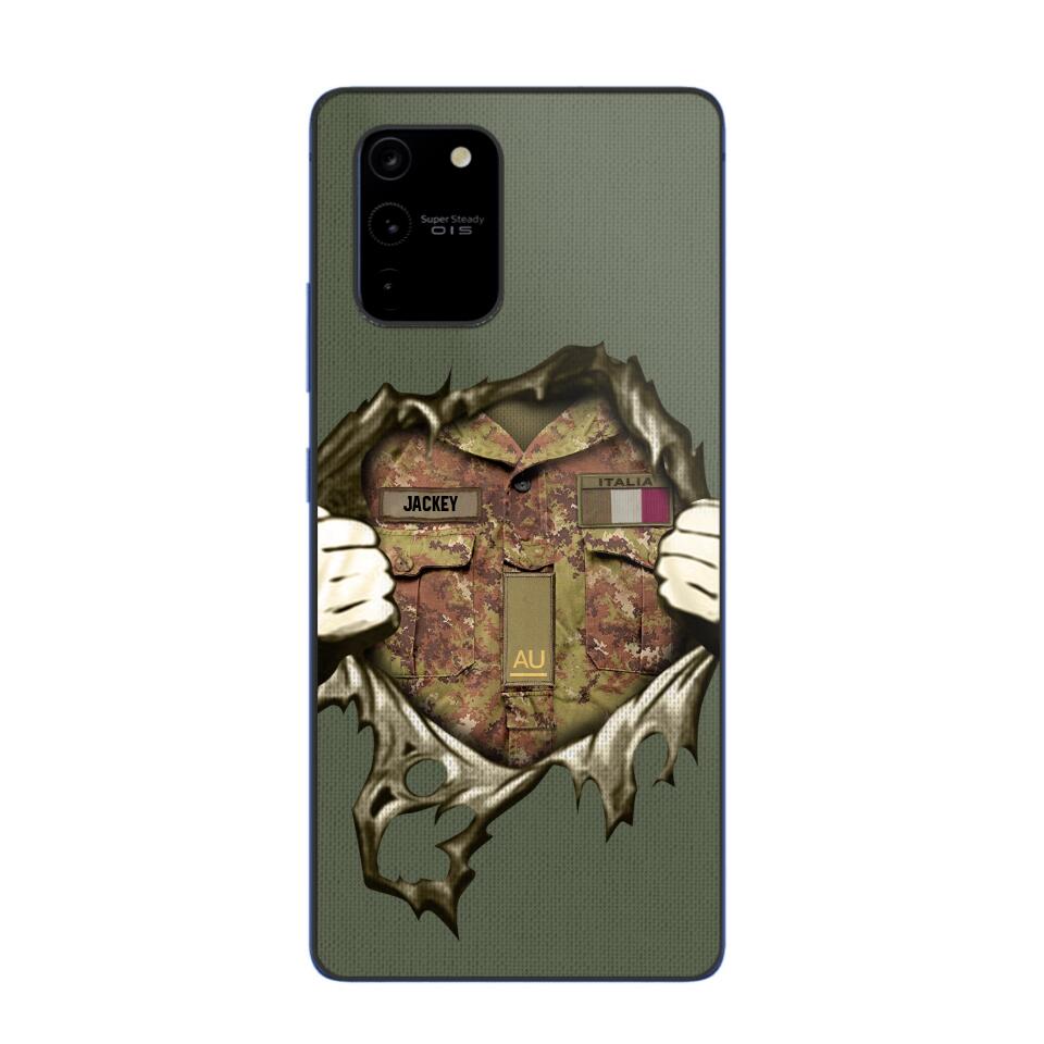Personalized Italian Army Phone Case Printed 22JUL-HQ14