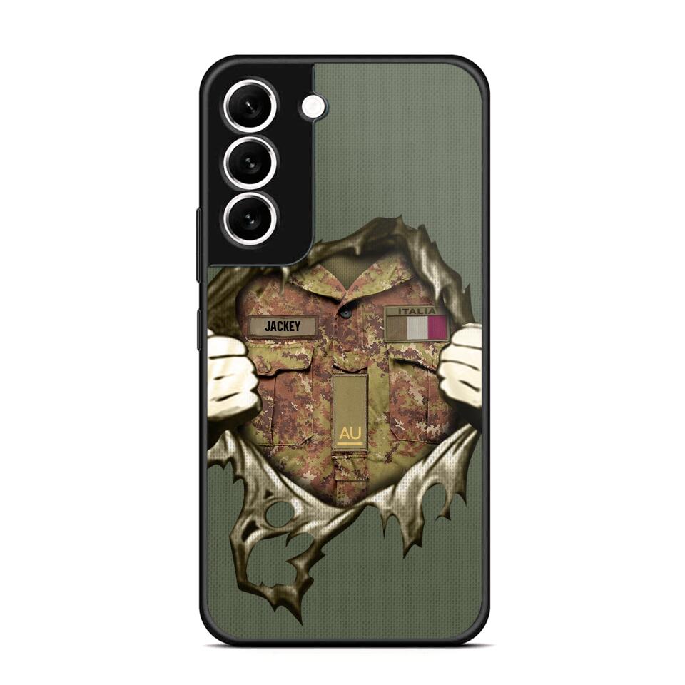 Personalized Italian Army Phone Case Printed 22JUL-HQ14