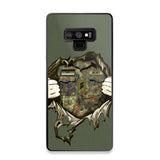 Personalized German Veterans/Soldier Phone Case Printed 22JUL-HQ14