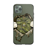 Personalized Canadian Veterans/Soldier Phone Case Printed 22JUL-HQ14