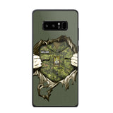 Personalized Canadian Veterans/Soldier Phone Case Printed 22JUL-HQ14