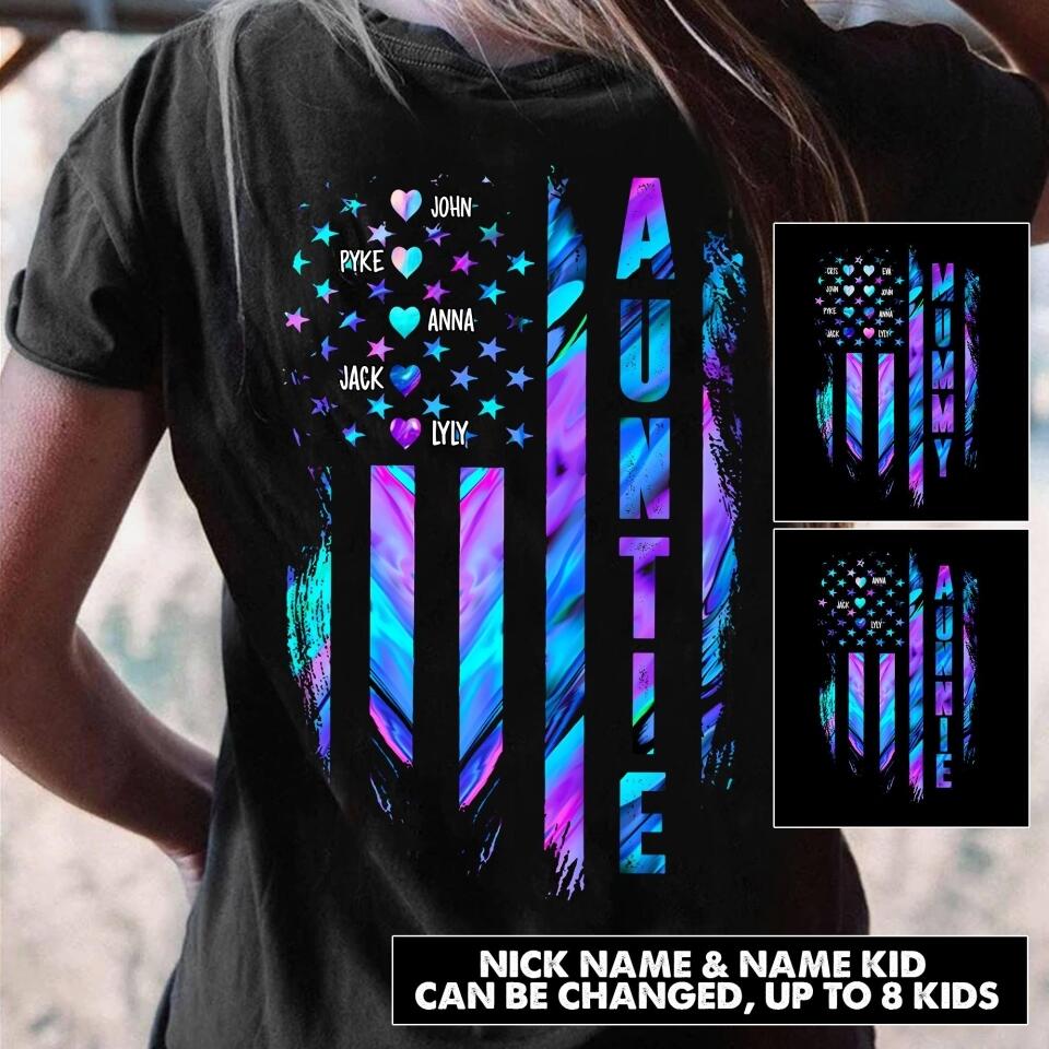 Personalized Aunie Kid Tshirt Printed 22JUL-HC15