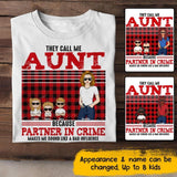 Personalized They Call Me Aunt Custome With Kid Tshirt Printed NQĐT1606