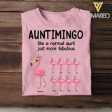 Personalized Auntimingo Like A Normal Aunt Just Mỏe Fabulous Tshirt Printed NQĐT1606