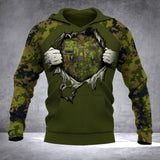 Personalized Finland Soldier Name & Ranks Hoodie 16