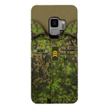 Personalized Finnish Army Camo Phone Case Printed 22MAR-HQ30