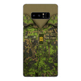 Personalized Finnish Army Camo Phone Case Printed 22MAR-HQ30