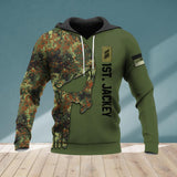 Personalized German Soldier Hoodie 3D Printed 22JUL-HQ17