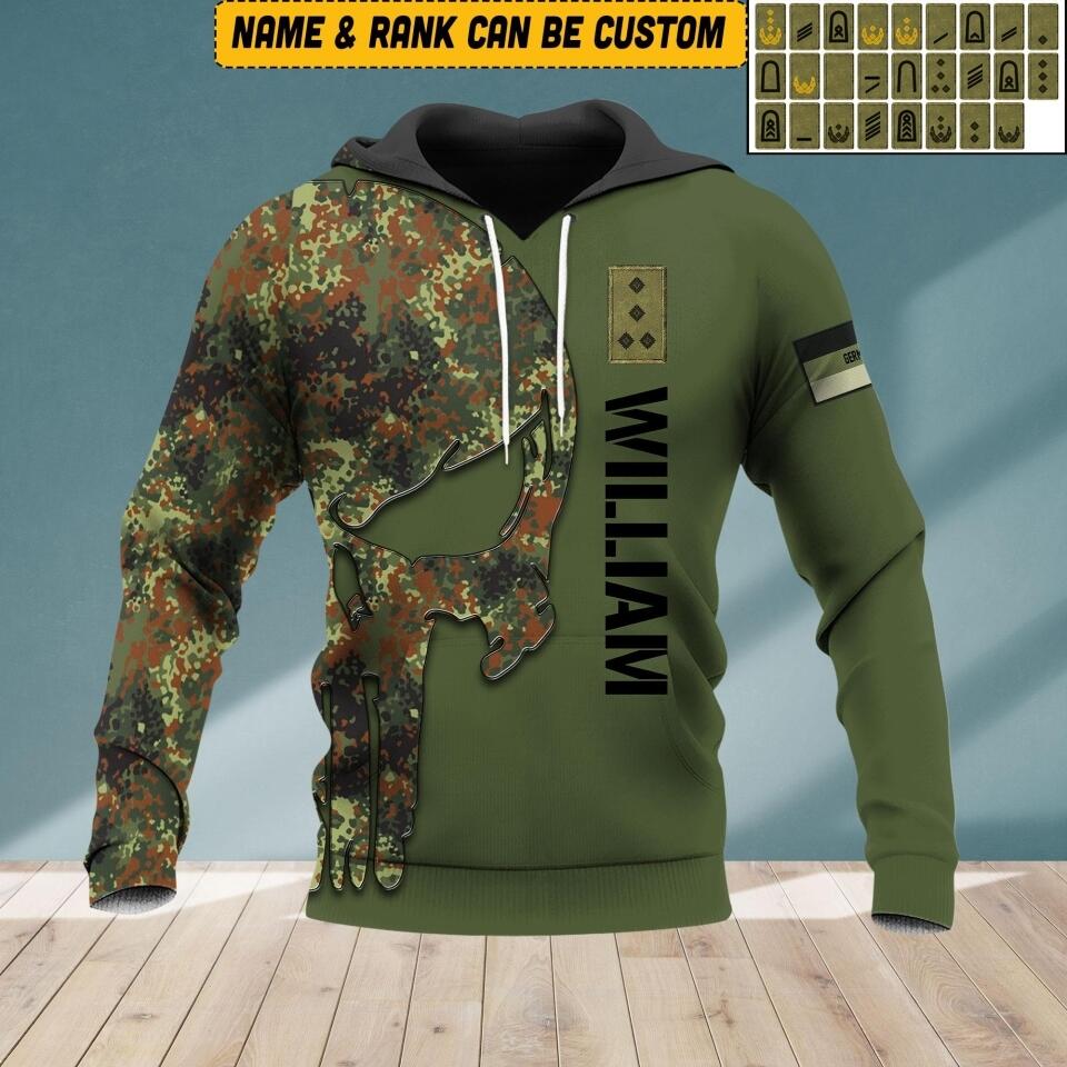 Personalized German Soldier Hoodie 3D Printed 22JUL-HQ17