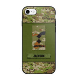 Personalized Australian Soldier Camo Phone Case Printed 22JUL-DT17