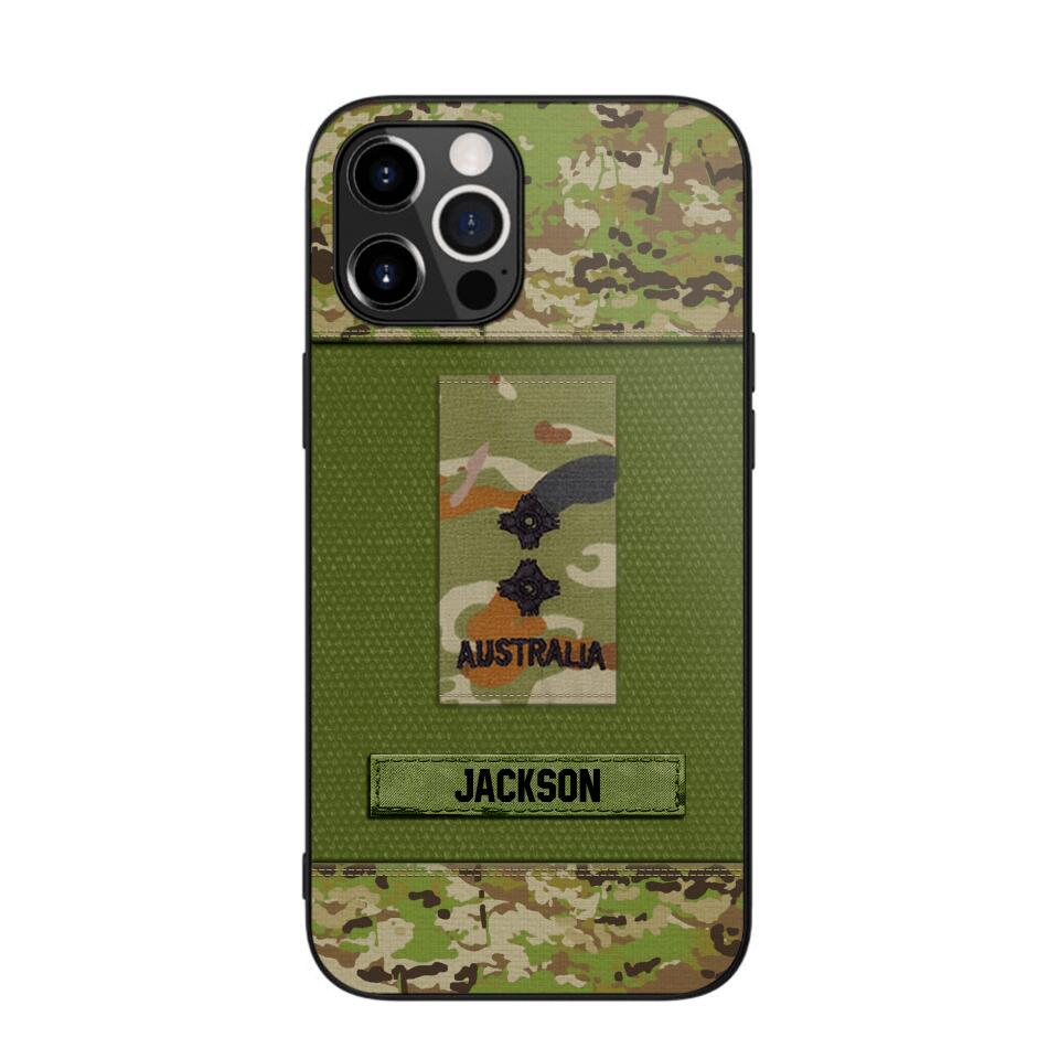 Personalized Australian Soldier Camo Phone Case Printed 22JUL-DT17