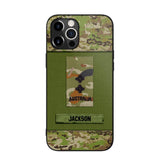Personalized Australian Soldier Camo Phone Case Printed 22JUL-DT17