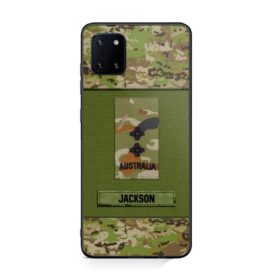 Personalized Australian Soldier Camo Phone Case Printed 22JUL-DT17