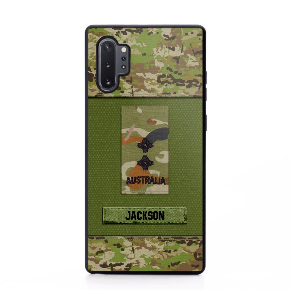 Personalized Australian Soldier Camo Phone Case Printed 22JUL-DT17