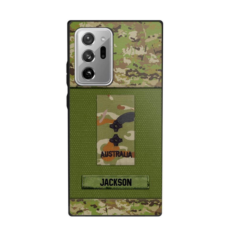 Personalized Australian Soldier Camo Phone Case Printed 22JUL-DT17