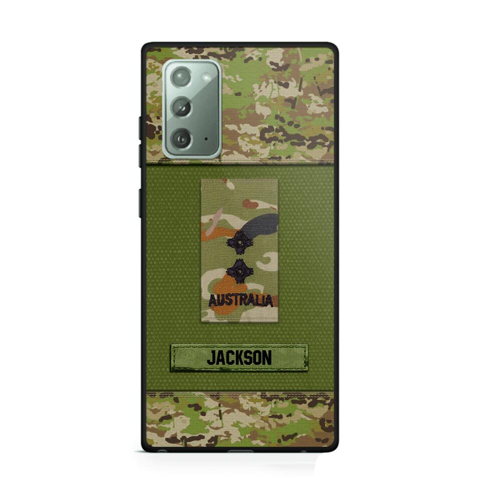 Personalized Australian Soldier Camo Phone Case Printed 22JUL-DT17