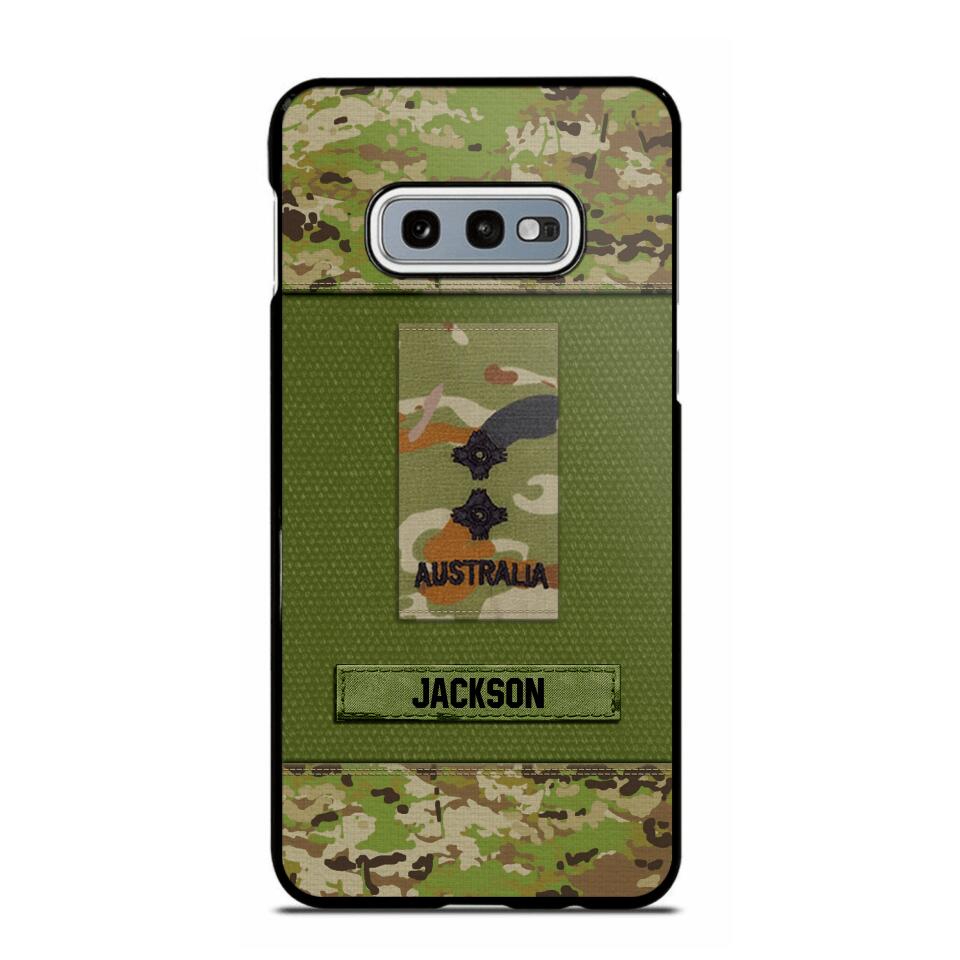 Personalized Australian Soldier Camo Phone Case Printed 22JUL-DT17
