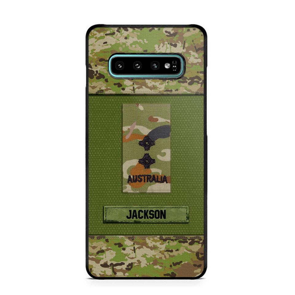 Personalized Australian Soldier Camo Phone Case Printed 22JUL-DT17