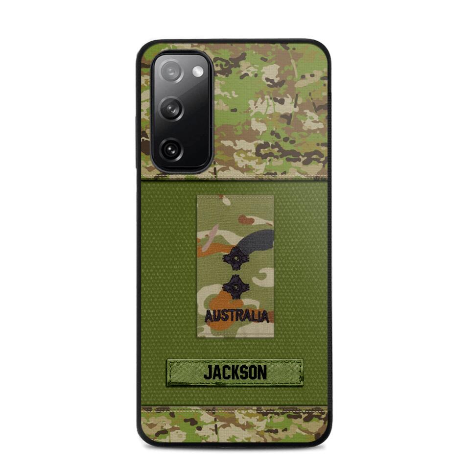 Personalized Australian Soldier Camo Phone Case Printed 22JUL-DT17