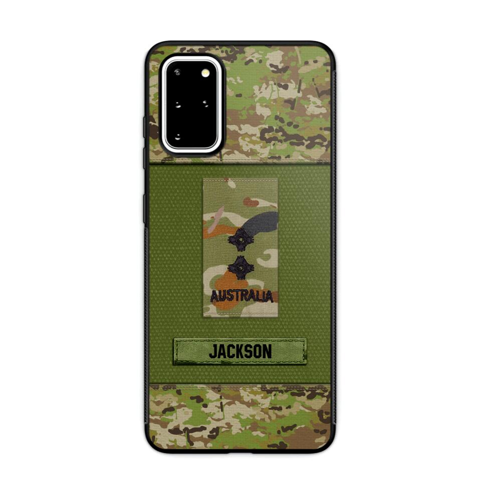 Personalized Australian Soldier Camo Phone Case Printed 22JUL-DT17