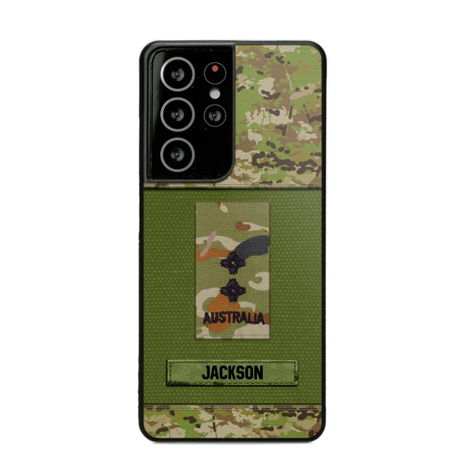 Personalized Australian Soldier Camo Phone Case Printed 22JUL-DT17