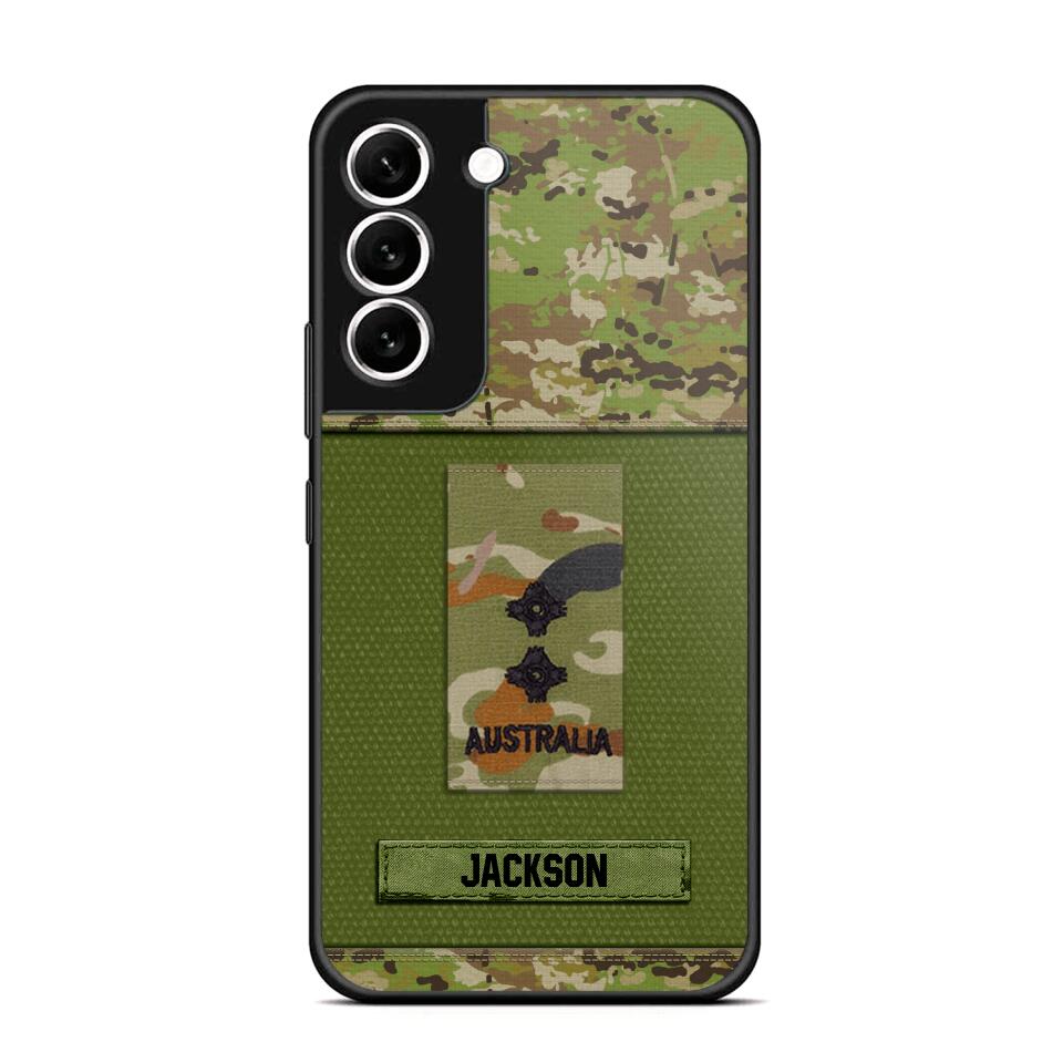 Personalized Australian Soldier Camo Phone Case Printed 22JUL-DT17