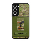 Personalized Australian Soldier Camo Phone Case Printed 22JUL-DT17