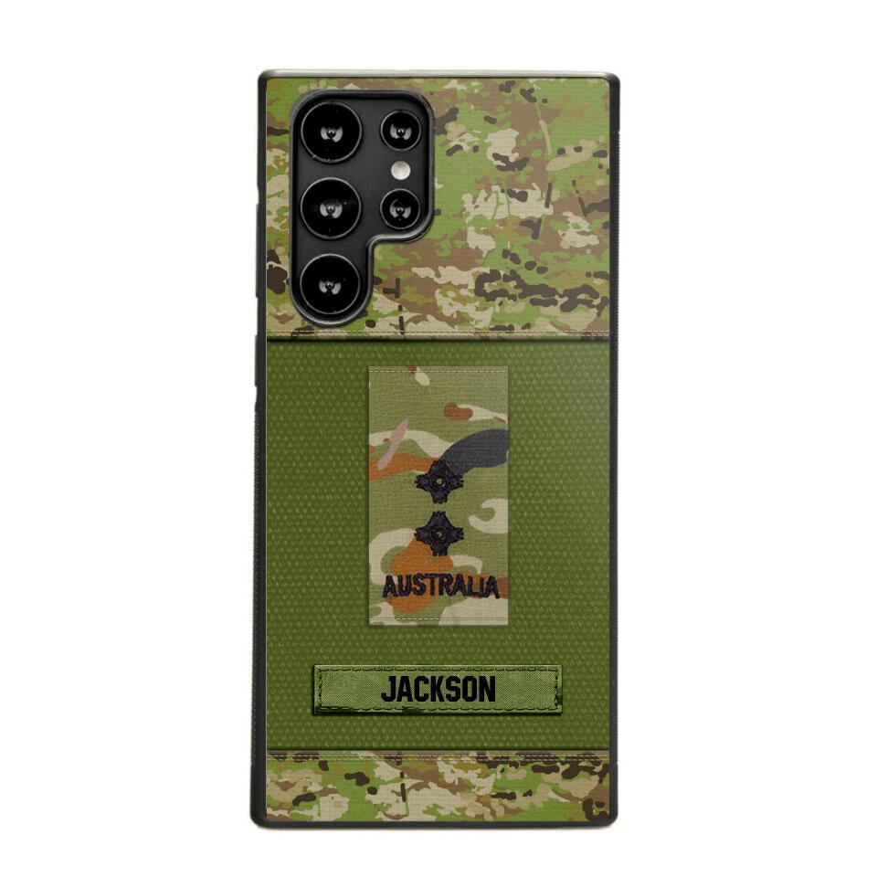 Personalized Australian Soldier Camo Phone Case Printed 22JUL-DT17