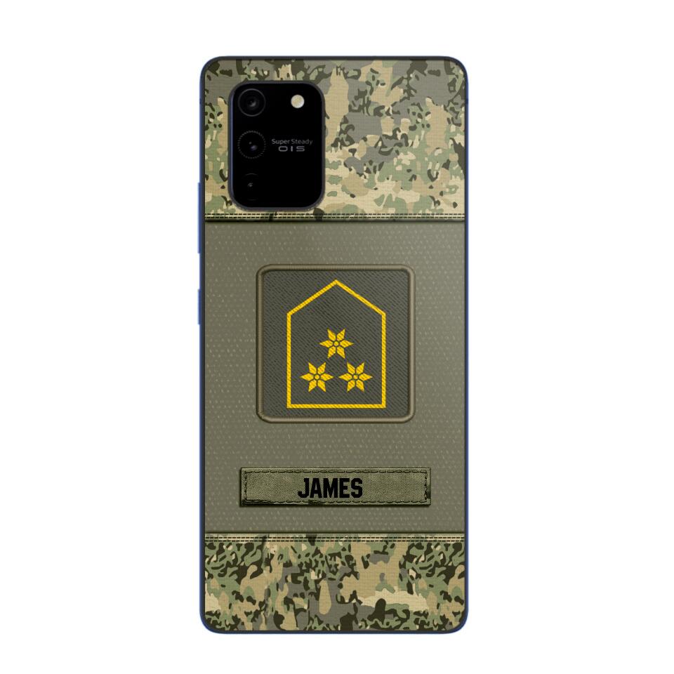 Personalized Austrian Soldier Camo Phone Case Printed 22JUL-DT17