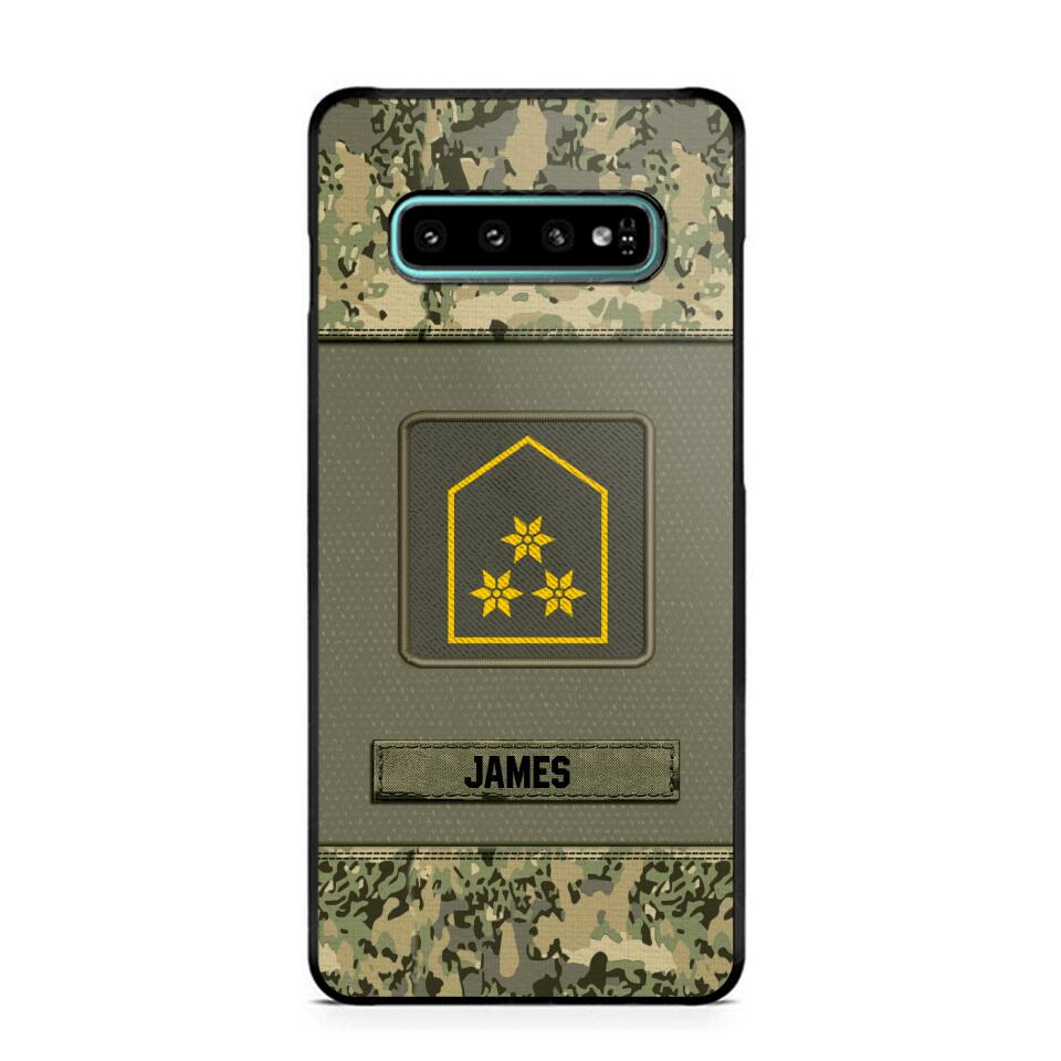 Personalized Austrian Soldier Camo Phone Case Printed 22JUL-DT17