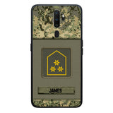 Personalized Austrian Soldier Camo Phone Case Printed 22JUL-DT17