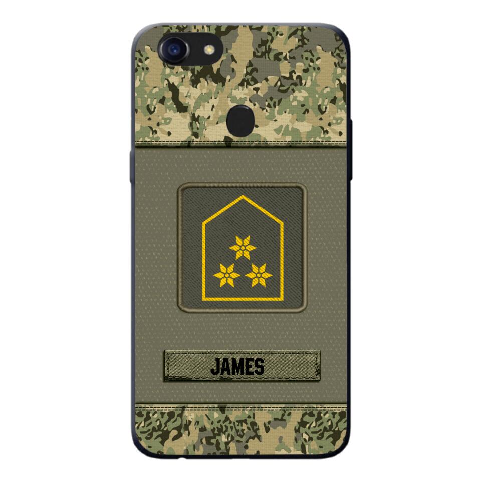 Personalized Austrian Soldier Camo Phone Case Printed 22JUL-DT17