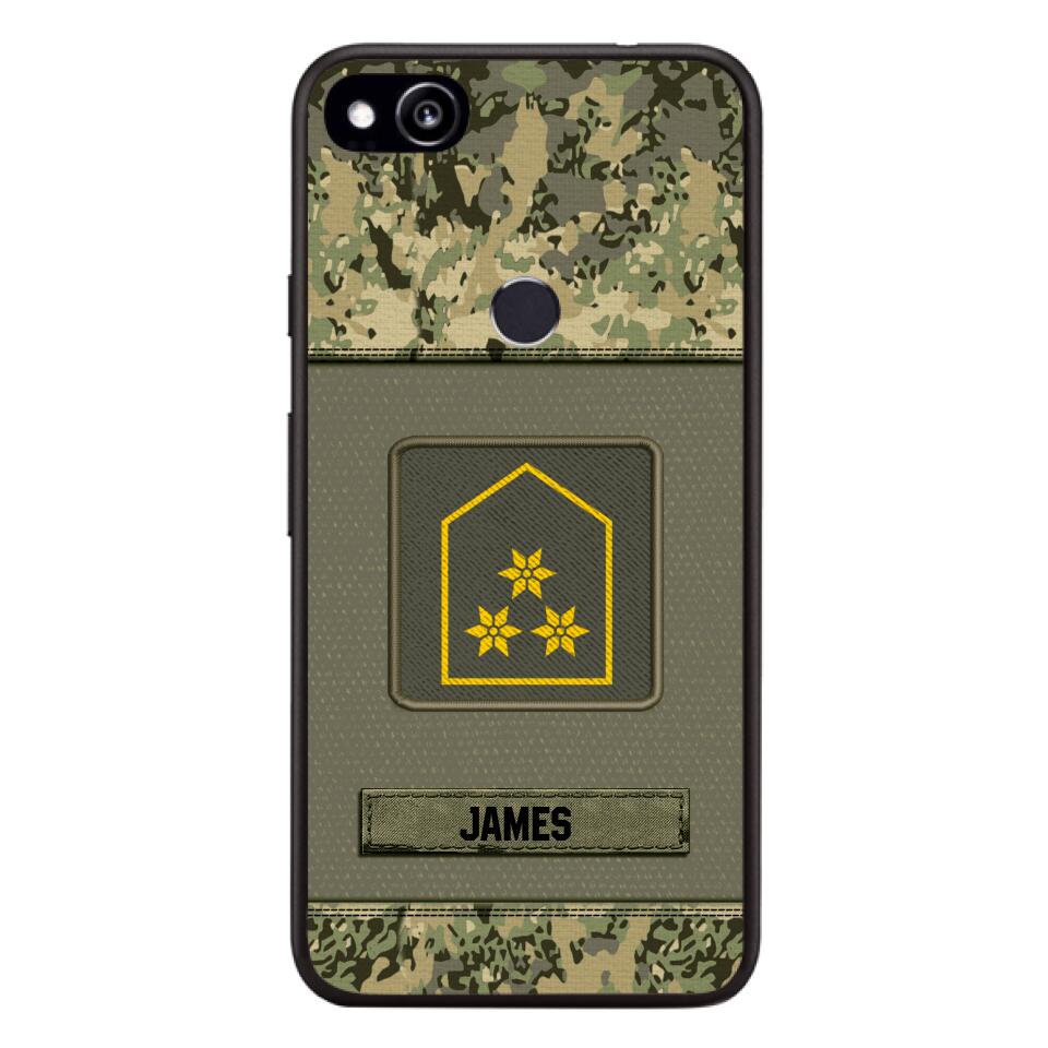 Personalized Austrian Soldier Camo Phone Case Printed 22JUL-DT17