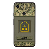 Personalized Austrian Soldier Camo Phone Case Printed 22JUL-DT17