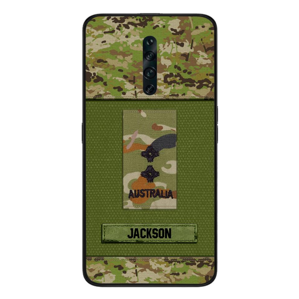 Personalized Australian Soldier Camo Phone Case Printed 22JUL-DT17