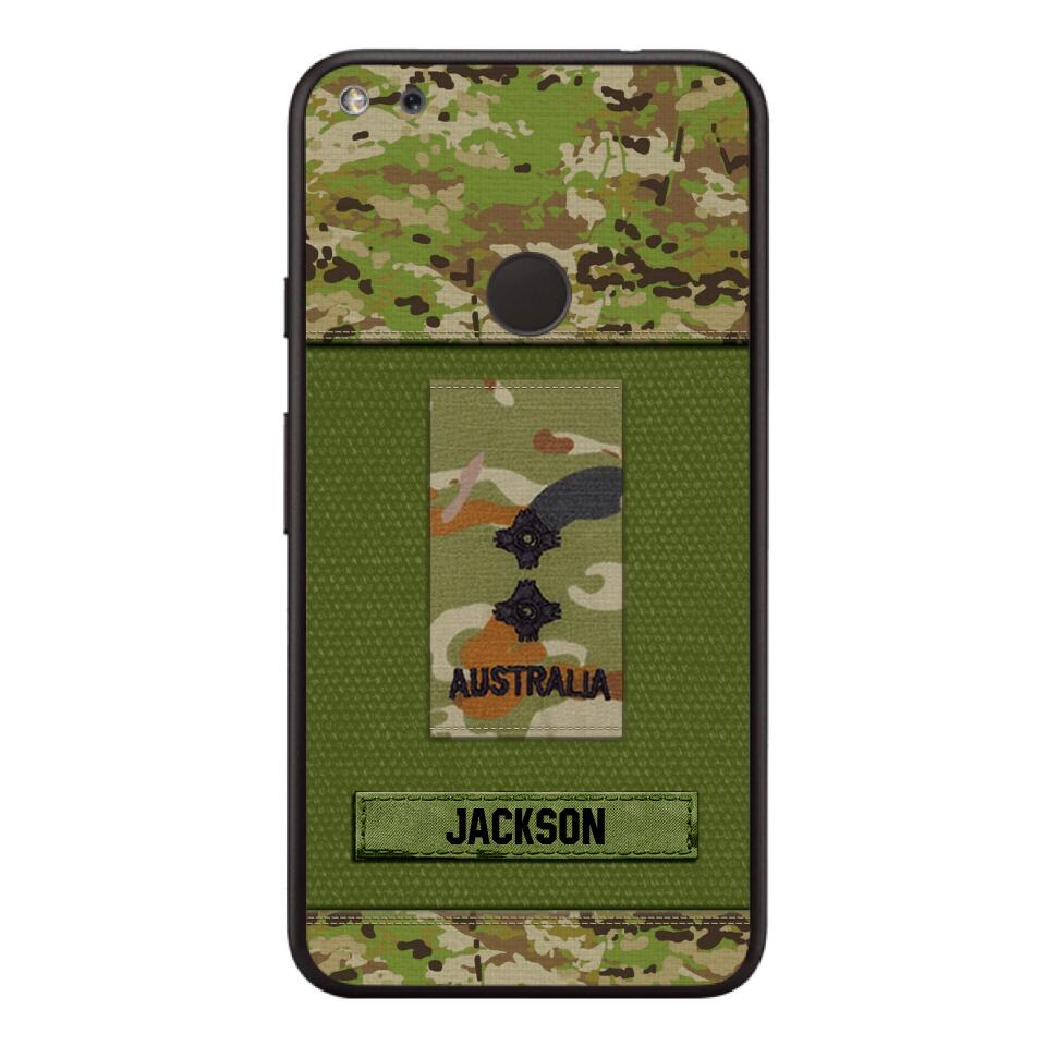 Personalized Australian Soldier Camo Phone Case Printed 22JUL-DT17