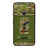 Personalized Australian Soldier Camo Phone Case Printed 22JUL-DT17