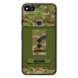 Personalized Australian Soldier Camo Phone Case Printed 22JUL-DT17