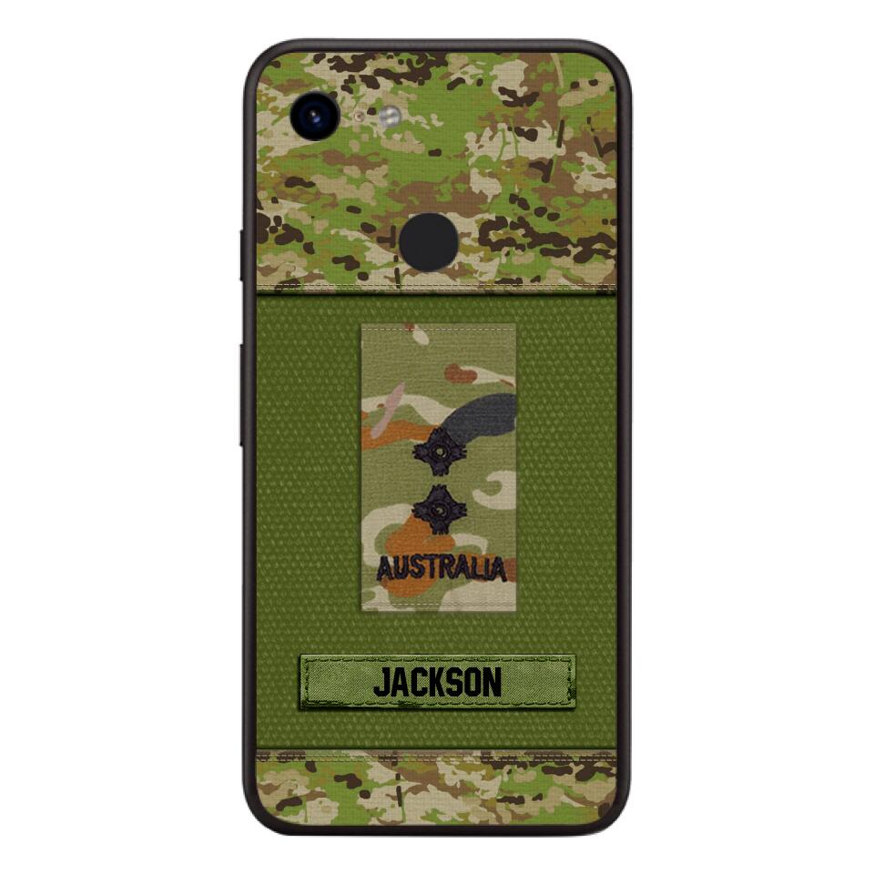Personalized Australian Soldier Camo Phone Case Printed 22JUL-DT17