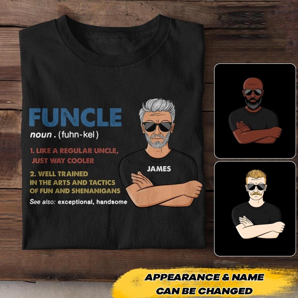 Personalized Funcle Cooler And Well Trained Tshirt Printed NQHC1806