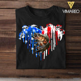 Personalized Fish Heart Custome Tshirt Printed NQHQ1006