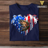 Personalized Fish Heart Custome Tshirt Printed NQHQ1006