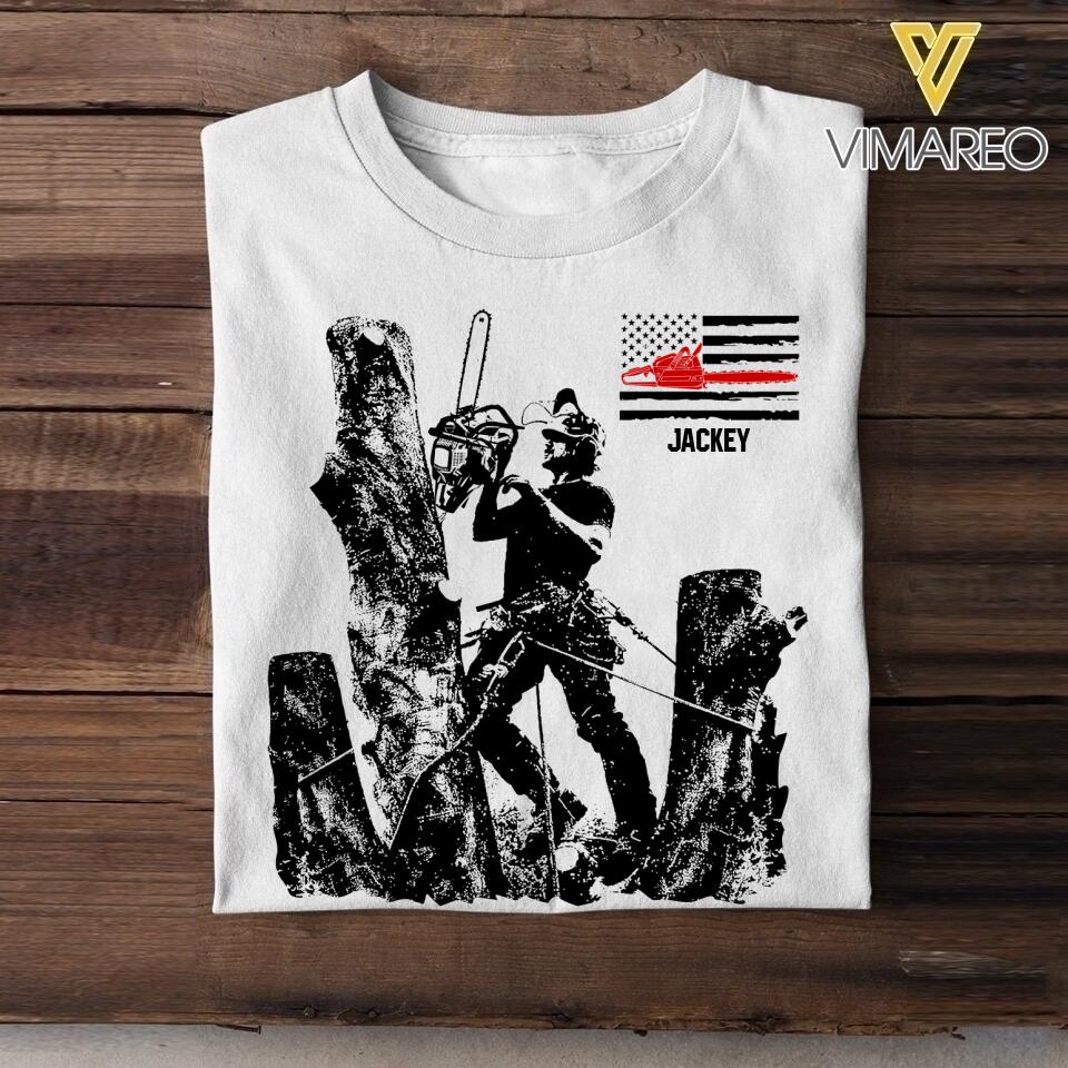Personalized Arborist Tshirt Printed 22JUL-HQ20