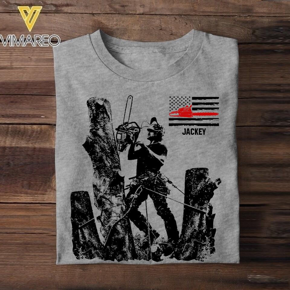 Personalized Arborist Tshirt Printed 22JUL-HQ20