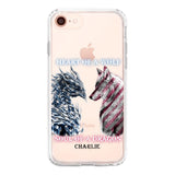 Personalized Heart Of A Wolf Soul Of A Dragon Silicon Phonecase NQHC2006