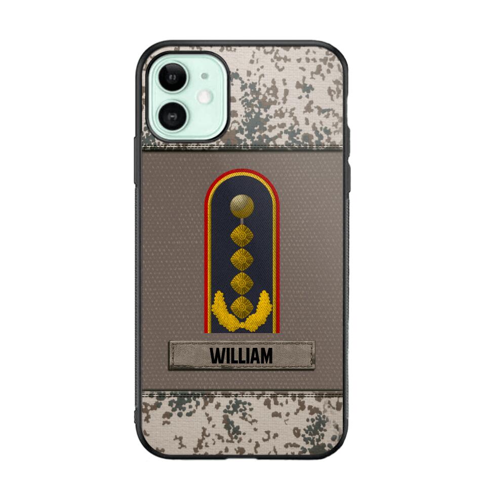 Personalized German Airforce Soldier/Veterans Camo Phone Case Printed 22JUL-DT20