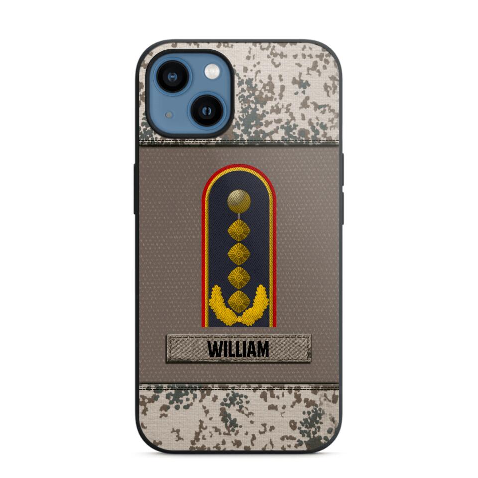 Personalized German Airforce Soldier/Veterans Camo Phone Case Printed 22JUL-DT20