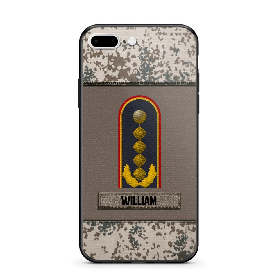 Personalized German Airforce Soldier/Veterans Camo Phone Case Printed 22JUL-DT20