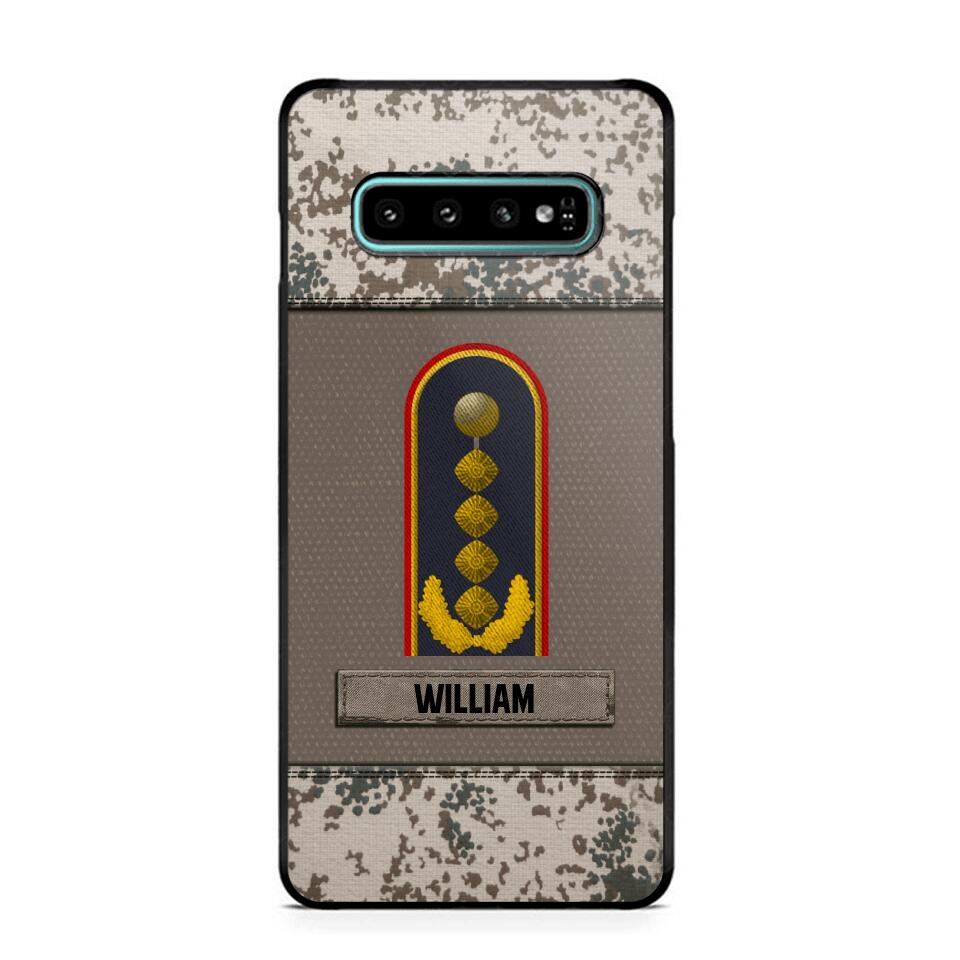 Personalized German Airforce Soldier/Veterans Camo Phone Case Printed 22JUL-DT20